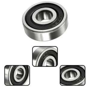 6200 2RS Deep Groove Ball Bearing 10x30x9mm Double Rubber Sealed offers smooth rotation, dust resistance. Ideal for motors, machinery. Durable, low friction, reliable performance in industrial applications. view 1