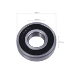 6305 2RS Zz Deep Groove Ball Bearings Z4 25mm X 62mm X 17mm Double Shielded Chrome Steel 2PCS - Deep Groove Ball Bearing