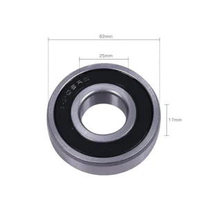6305 2RS Zz Deep Groove Ball Bearings Z4 25mm X 62mm X 17mm Double Shielded Chrome Steel 2PCS – Deep Groove Ball Bearing view 1