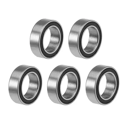 MR85-2RS Deep Groove Ball Bearings 5x8x2.5mm Chrome Steel Z2 5PCS offer smooth rotation corrosion resistance ideal for small machinery toys and precision equipment with reliable performance and long service life