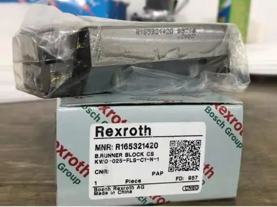 R165332320 Rexroth Linear Guide Rail Bearing High Precision Slide Runner Block Carriage