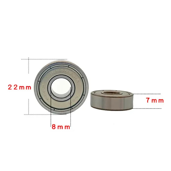 Stainless Steel S607-S609 Deep Groove Ball Bearings High Precision Low Noise