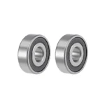 Zju 6202-1/2-2RS Deep Groove Bearings, ID 1/2" X Od 35mm X Width 11mm Double Rubber Sealed Ball Bearings, Pre-Lubricated (GCr15) Chrome Steel - Deep Groove Ball Bearing