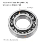 Zju-6206-Deep-Groove-Ball-Bearings-30mm-Bore-62mm-Od-16mm-Thick-C3