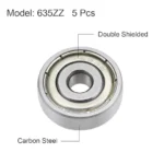 Zju-Brand-635-635zz-635RS-635-2z-635z-635-2RS-Zz-RS-Rz-2rz-Deep-Groove-Ball-Bearings-5X19X6mm
