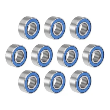 Zju Brand Deep Groove Ball Bearings, ID 6mm X Od 13mm X Width 3.5mm Miniature Bearings, Double Rubber Sealed Ball Bearing Pre-Lubricated Chrome Steel Z4 - Deep Groove Ball Bearing