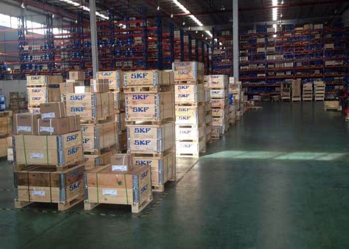 Packed bearing orders ready for dispatch