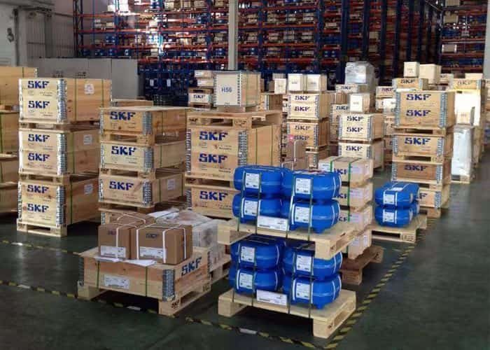 Bearing inventory shelves